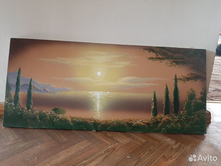 Картины морские пейзажи маслом на холсте