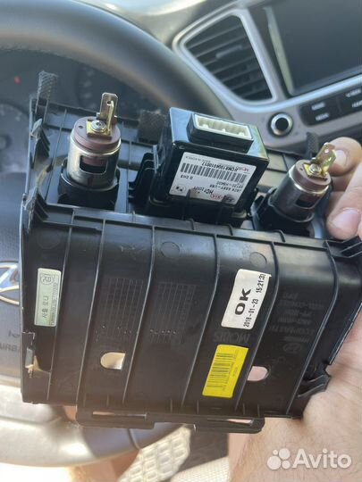 Блок usb и прикуриватели solaris 2017