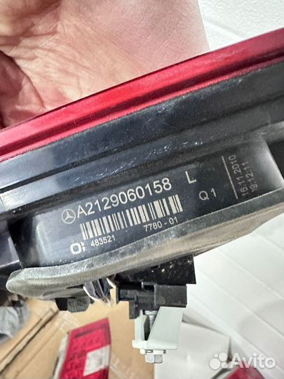 Фонари крышки багажника Mercedes-Benz E-Класс W212