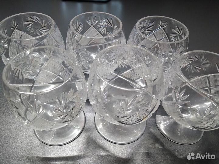 Хрустальные бокалы СССР