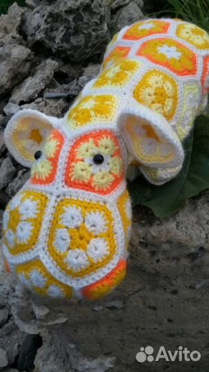 Вязаный бегемот