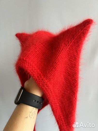 Шапка чепчик с ушками