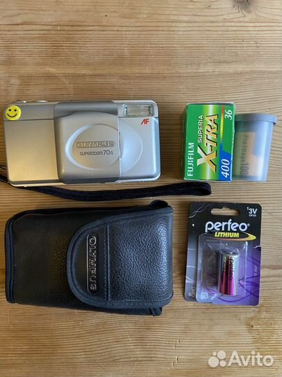 Плёночный фотоаппарат olympus superzoom 70 G