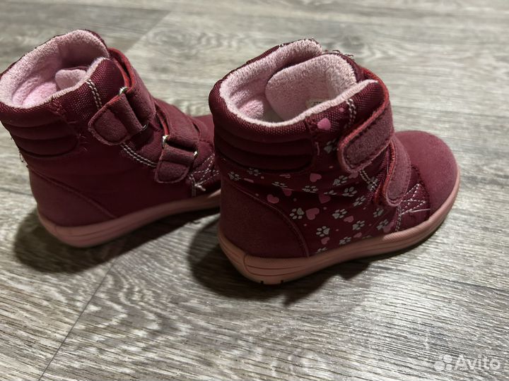 Ботинки демисезонные для девочки 22 размер