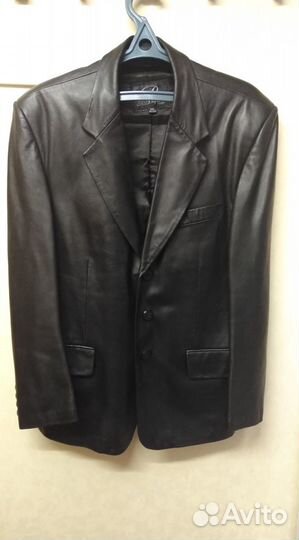 Пиджак кожанный