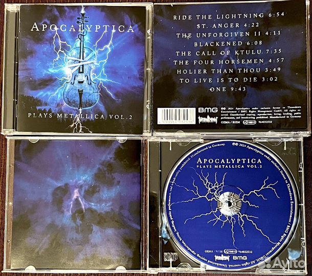 CD диски Apocalyptica - Plays Metallica, vol 2