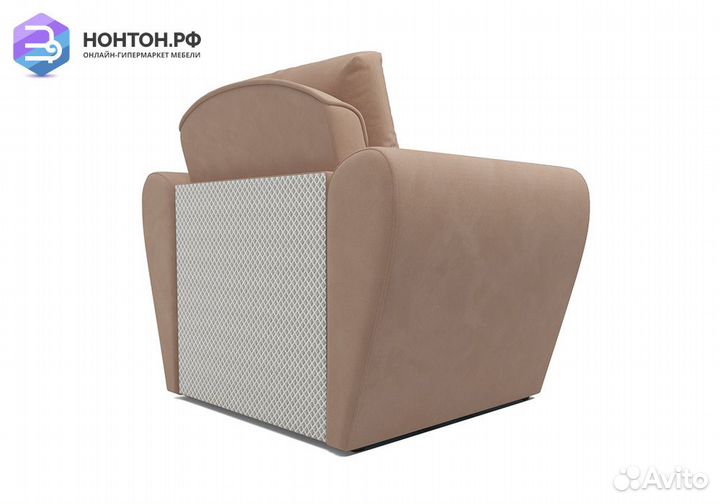 Кресло выкатное Квартет велюр бежевый