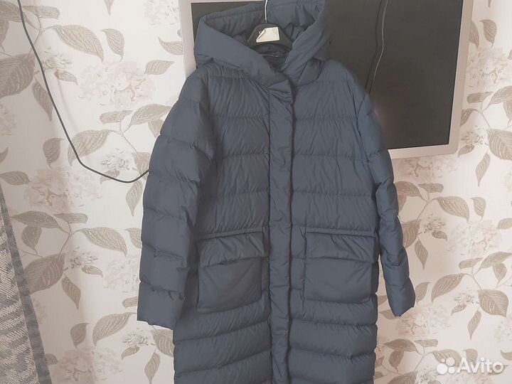 Пуховик женский длинный 44 46