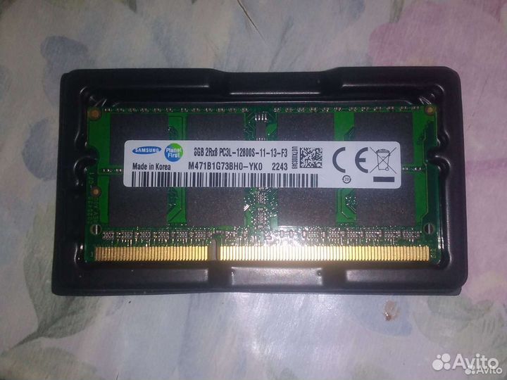 Оперативная память ddr3L 8 gb для ноутбука