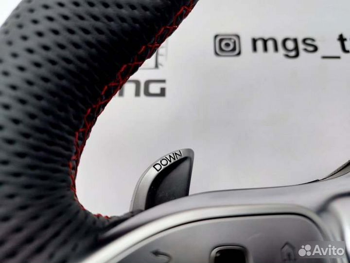 Руль 63 AMG red Mercedes E class W213 Ешка амг 238