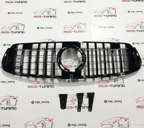 Решетка Mercedes GLC-Coupe C253 GT Black 2019+