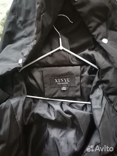 Пуховик женский длинный размер m