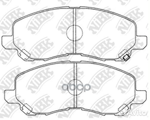 Тормозные колодки PN3469 NiBK
