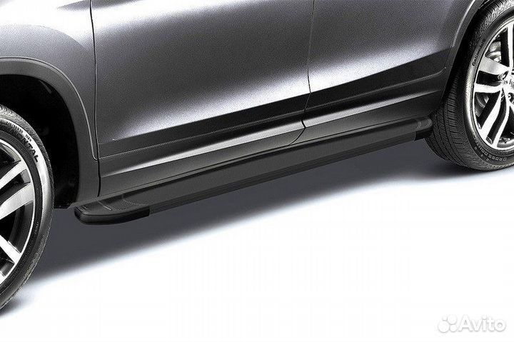 Пороги алюминиевые Kia sportage (2010)