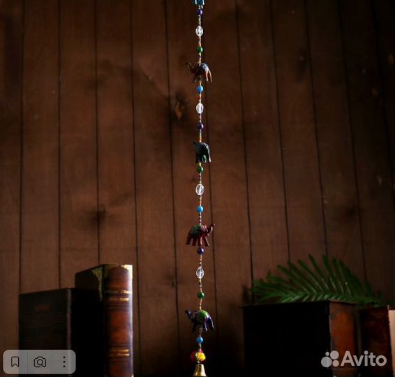Интерьерная подвеска с колокольчиком 