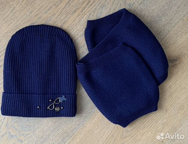 Шапка и шарф-снуд на зиму