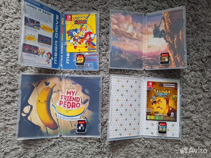 В наличии) Nintendo switch катриджи, продажа