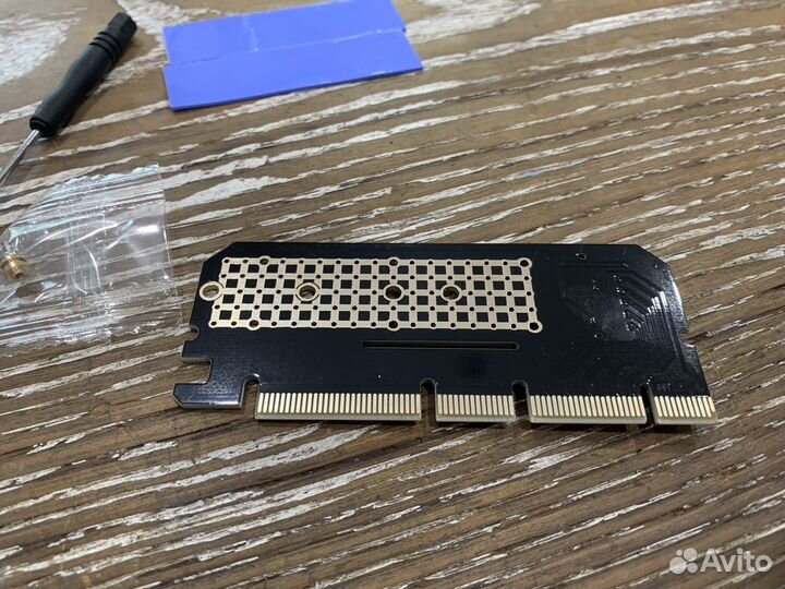 Переходник адаптер PCI-E X16 m.2 nvme m2