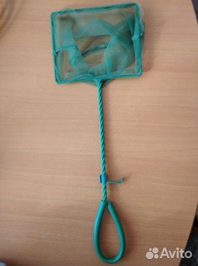 Лампа и сачок для аквариума