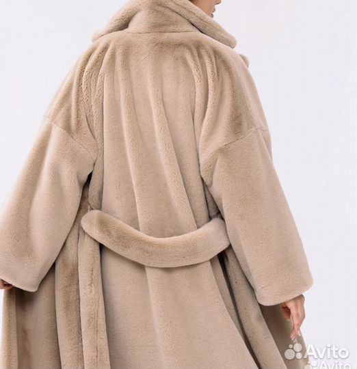 Шуба экомех оверсайз