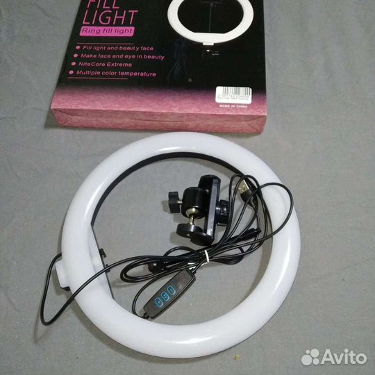 Новая кольцевая лампа 26 см