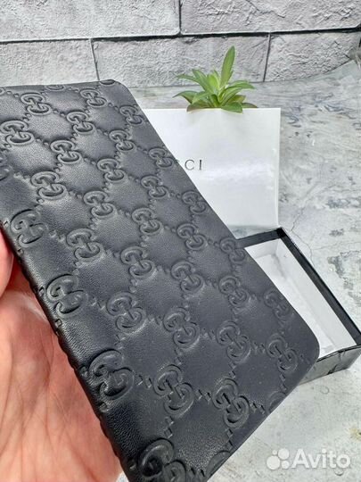 Кошелек мужской кожаный Gucci