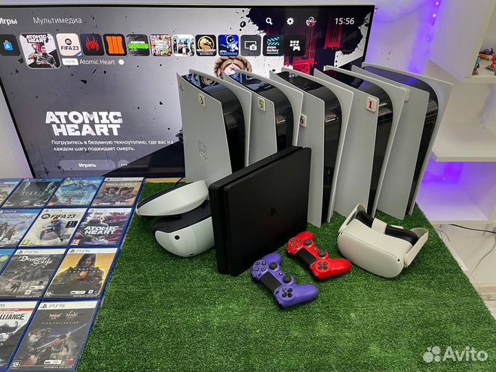 Аренда приставок PS5 PS4 Xbox ноутбуков колонок