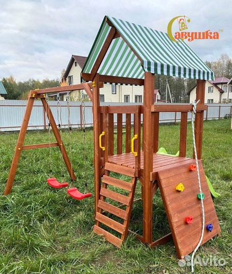 Детскаяуличная спортивно игровая площадка