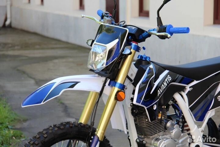 Мотоцикл Avantis A2 Lux (172FMM, возд.охл.) синий