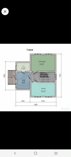 Дом 146 м² на участке 8 сот.
