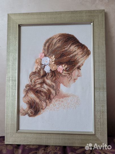 Картина вышитая крестом