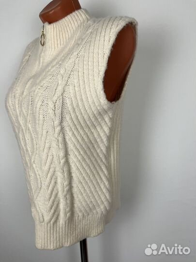 Жилет новый акрил шерсть Aqua США S