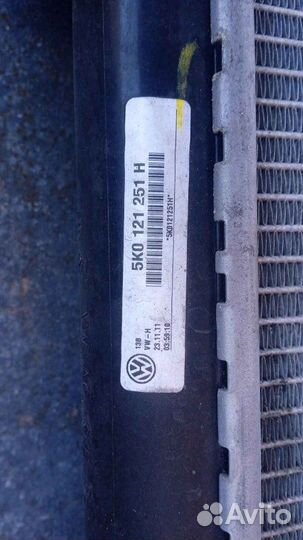 Радиатор основной Skoda Superb 2012