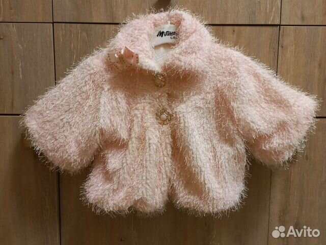 Болеро, шубка для девочки с 4 до 7 лет