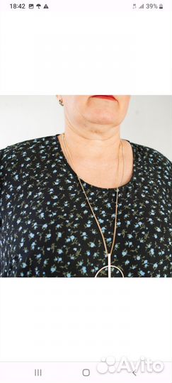 Женские шифоновые блузки 48 по 58 размера