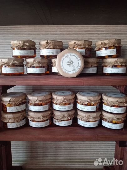 Баночки с медом для подарочных наборов