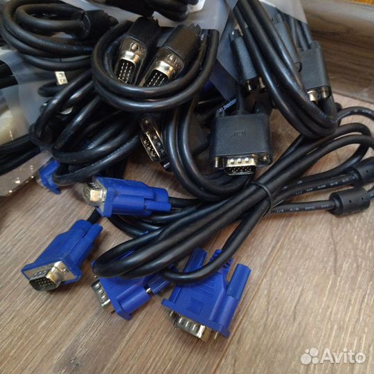 Кабеля для монитора vga, dvi, hdmi, display port