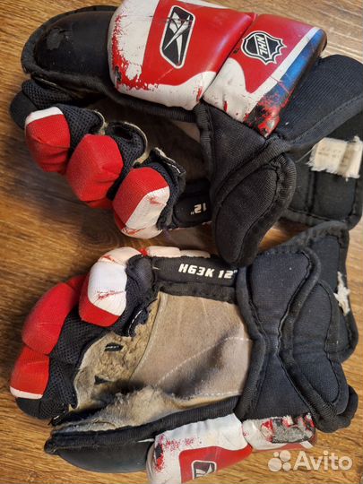 Краги хоккейные на рост 130-140