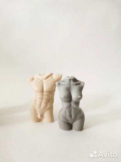 Свеча в форме тела