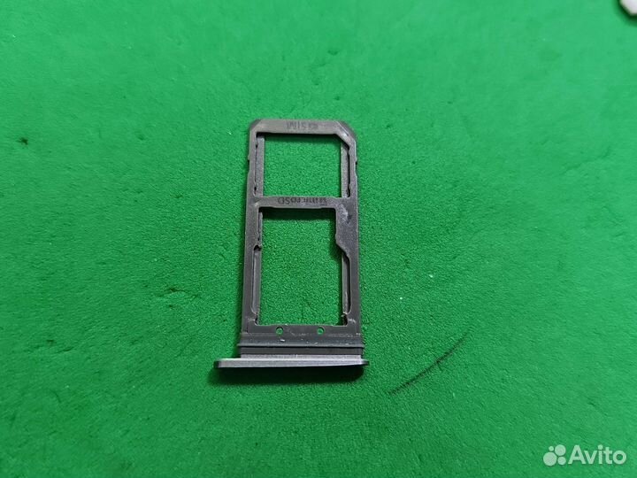 Лоток симкарты Samsung S7 Edge серый