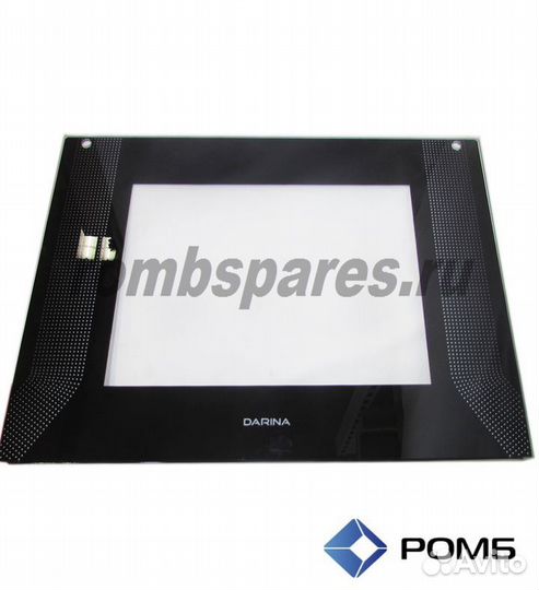 Стекло духовки, внешнее 595х440 мм,Дарина