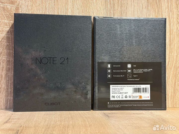 CUBOT Note 21, 6/128 ГБ
