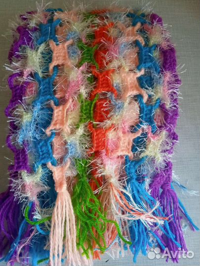 Вязанный шарф ручная работа