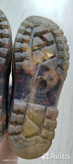 Резиновые сапоги для девочки 29