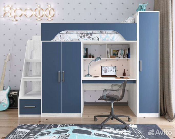 Кровать чердак