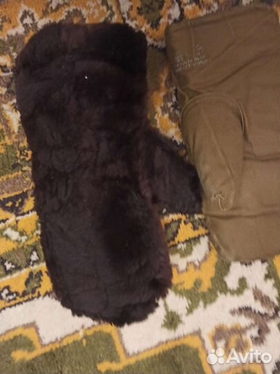 Рукавицы меховые, военные, новые
