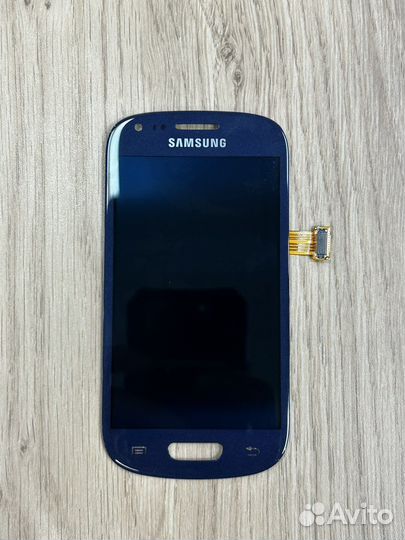 Дисплей Samsung S3 mini синий оригинал