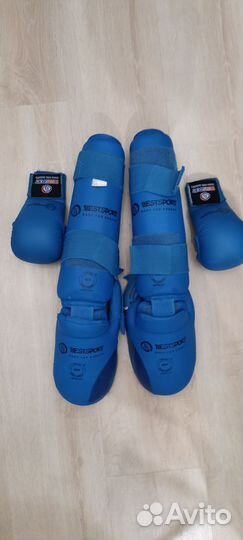 Каратэ WKF защита. Накладки, голень, футы, жилет