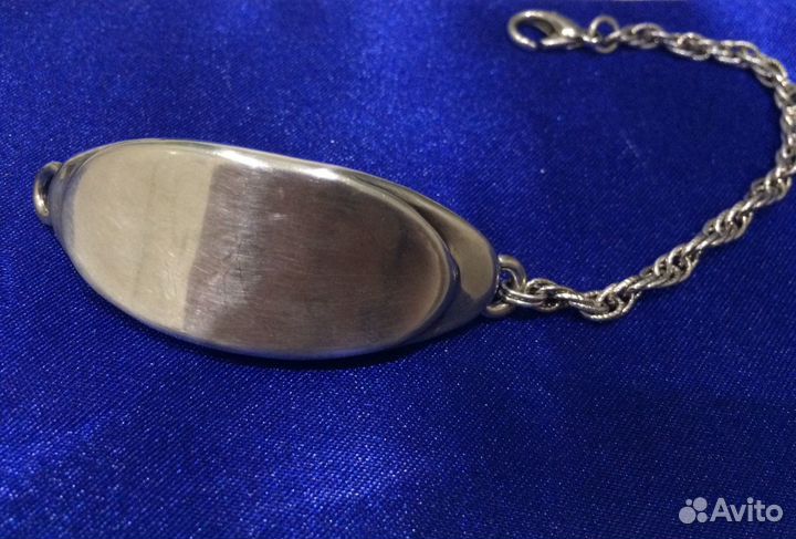 Браслет серебро
