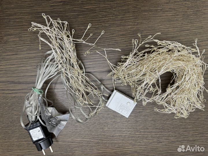 Кластерная гирлянда (нить) 720 LED, холодный белый